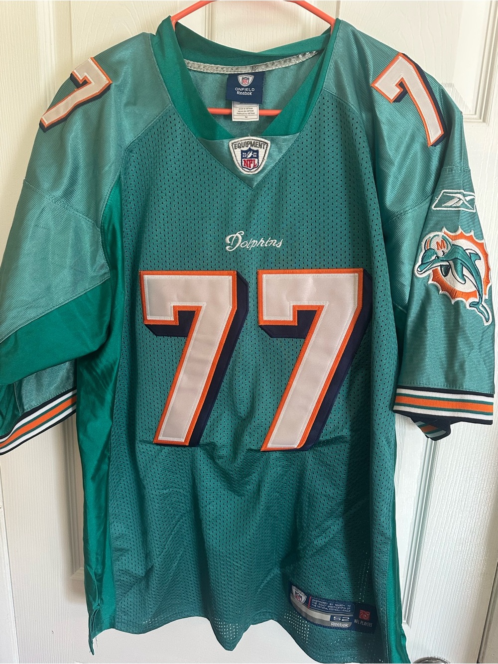 Reebok NFL Players Teal Mesh Jersey